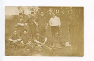 Equipo de béisbol Atwood IN RPPC foto real postal - Imagen 1 de 1