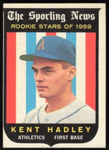 1959 Topps #127 Kent Hadley   - FREE SHIPPING