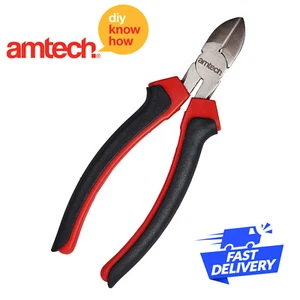 8" Flush Cut Side Cutting Pliers Electrical Wire Heavy Duty Diagonal Cutters - Picture 1 of 12