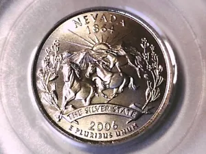 2006 D Washington State Quarter PCGS MS 68 Nevada Satin Finish 08714789 - Picture 1 of 3