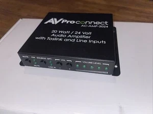 Av Proconnect 20 Watt 24 Volt Audio-Verstärker AC-AMP-2024 Toslink und Line-Eingang - Bild 1 von 5