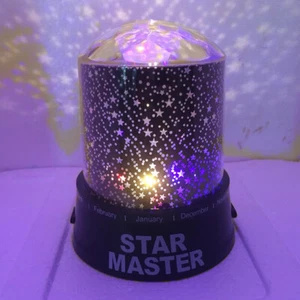 LED Galaxy Starry Sky Projector Night Light Moon Ocean Wave Star Room Lamp Decor - Picture 1 of 7