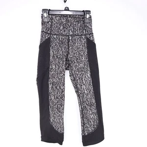 Lululemon Cropped Legging Caprihose 18" Größe 2 Physique Jacquard Mesh Panels - Bild 1 von 12