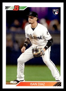 2020 Bowman Heritage Isan Diaz   5 Miami Marlins