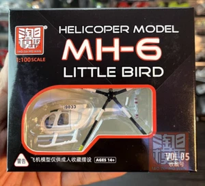 1:100 MH-6 leichter Hubschrauber Modell fertig Ornament Geschenk - Bild 1 von 14