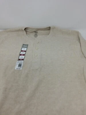 Falls Creek Men's Long Sleeve Ribbed Sweatshirt Style Casual Shirt Size XXL - Image 1 of 3