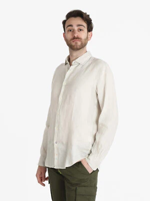 Guy Camicia uomo in lino a manica lunga - Immagine 1 di 3