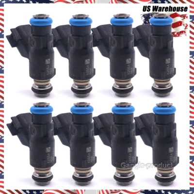 12613411 Set of 8 Fuel Injector Fit for 2010-2013 Chevrolet GMC 4.8L & 5.3L - Image 1 of 4