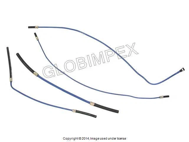 Kit de manguera de combustible BMW E36 (1992-1995) para montaje del tanque de combustible (4 líneas/mangueras) GENUINO Foto 1 de 1