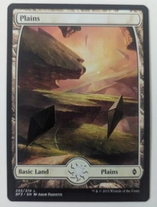 Plains, Battle for Zendikar 252/274, Full Art Land, Magic The Gathering, MTG - Picture 1 of 2