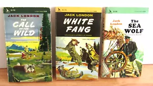 Lot 3 Paperback Books Jack London AIRMONT Classics Series 1964-65 - Picture 1 of 16