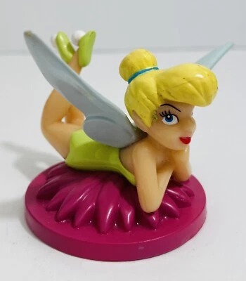 ✨ Disney Peter Pan Fada Sininho Flor PVC Figura Festa Favor Bolo Topper 2” - Imagem 1 de 4