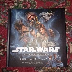 Wizards of the Coast: Hardcover Star Wars RPG Supplement - SCUM AND VILLAINY - Picture 1 of 1