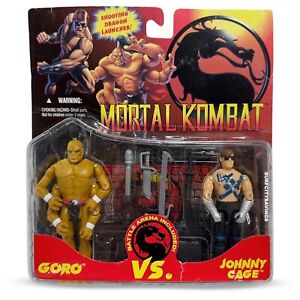 Mortal Kombat Goro vs. Johnny Cage Action Figure Set (1994) Hasbro New