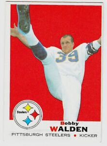 1969 TOPPS #177 BOBBY WALDEN Pittsburgh Steelers Football Card