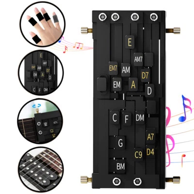 MARKENLOS Gitarre Akkord Presser Gitarre Hilfe Akkord Trainer Saiten Gitarre Lernwerkzeug
