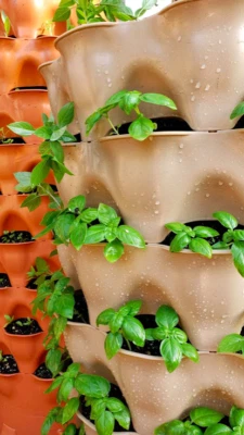 Torre de Jardín 2 - Compostaje Vertical Interior Exterior Móvil Jardín   Foto 1 de 4