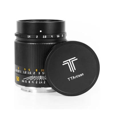 Lente de fotograma completo TTArtisan 50 mm f/1,4 para lente ASPH Sony E/Nikon Z/R/L-Mount Foto 1 de 4
