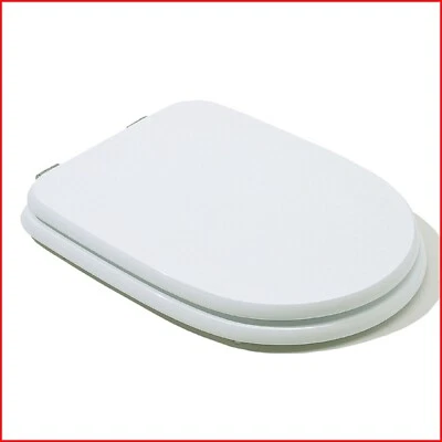 sedile copriwater esedra ideal standard asse tavoletta copri wc vaso legno  - Immagine 1 di 4