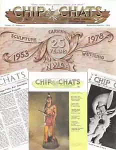 Chip Chats Magazine National Wood Carvers Association September October 1978 - Picture 1 of 2