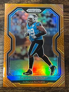 Pantalón corto Panini Prizm #239 Kawann 2020/249 Prizm Orange Carolina Panthers - Imagen 1 de 2