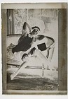 ANTIQUE GLASS PLATE ART PHOTOGRAPH NEGATIVE PIN UP RISQUE NUDE WOMAN