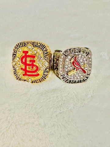 2 PCS St Louis Cardinals World Series Ring Set ๐บ๐ธ SHIP 2006 / 2011 Cover