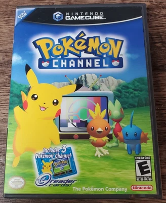 Canal Pokemon, Para Nintendo GameCube 2003, Tarjetas completas sin perforar y manual Foto 1 de 4