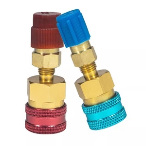 Adjustable Valves Quick Coupler Adapter R A Red Blue Gold Specifications - Picture 1 of 12