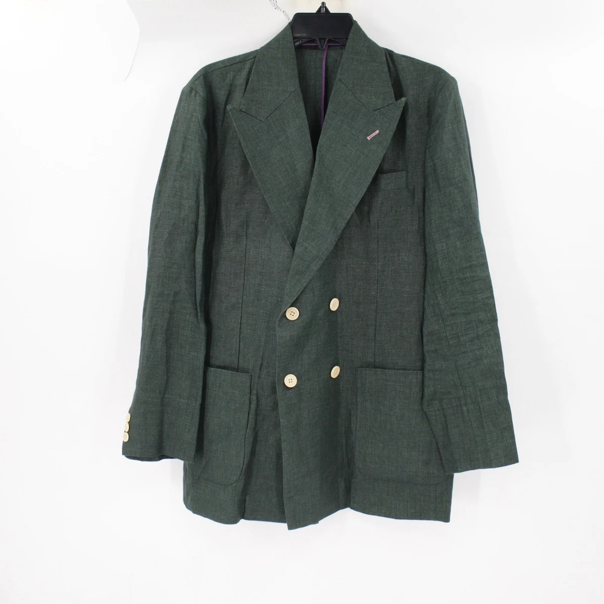 ジャケット・アウター 80s 90s USA linen double-breasted jacket Linen Double-Breasted Suits & Blazers for Men for sale | eBay