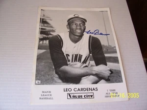 LEO CARDENAS AUTOGRAPHED 8 1/2" x 11" VALUE CITY Promo Photograph - Picture 1 of 3
