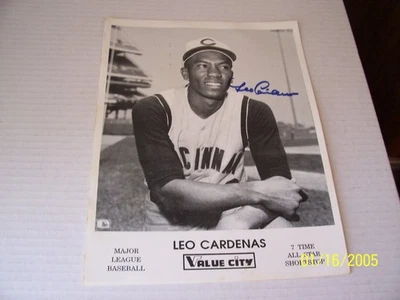 LEO CARDENAS AUTOGRAPHED 8 1/2" x 11" VALUE CITY Promo Photograph - Image 1 of 3