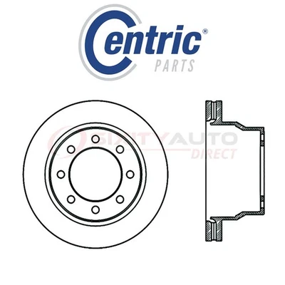 Centric C-TEK Disc Brake Rotor for 2009-2018 GMC Savana 3500 2.8L 4.3L 4.8L rk Foto 1 de 4