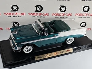 Road Signature 1:19 1956 Chevrolet Bel Air White/Green - Picture 1 of 13