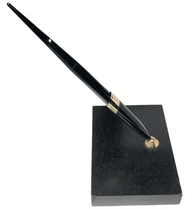 VINTAGE SHEAFFER WHITE DOT Sheaffer Füllfederhalter 14k Feder Schreibtisch Set - Bild 1 von 13