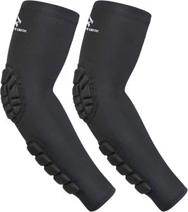 2PCS Manicotti Imbottiti Gomito Avambraccio Compressione Braccio Supporto Protettivo - Foto 1 di 12