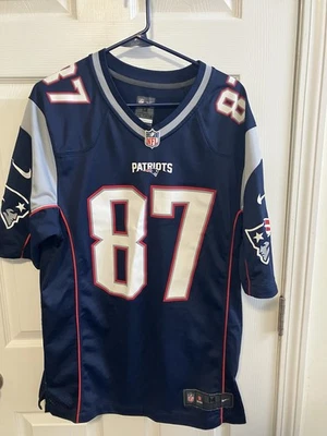 Camiseta deportiva local Nike On Field Gronkowsk azul NUEVOS PATRIOTAS DE INGLATERRA para hombre del equipo de la NFL M Foto 1 de 4