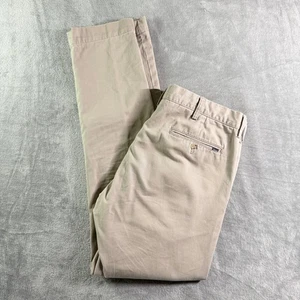 Polo Ralph Lauren Mens Chino Pants Beige Flat Front Classic Fit Size 36x34 - Picture 1 of 11