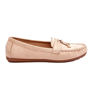 Mocasines para mujer Seastar de gamuza beige - Imagen 1 de 6