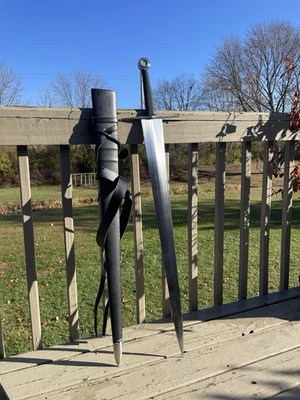Ronin Katana Евро Модель Двуручный Средневековый Меч с Ножнами - Изображение 1 из 4