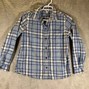 Vintage L.L. Bean Relaxed Fit Flannel Shirt Womens Medium Tartan Plaid Outdoors - Picture 1 of 11