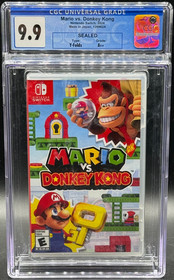Mario vs Donkey Kong Nintendo Switch Sealed New VGA 9.9 A++ Graded