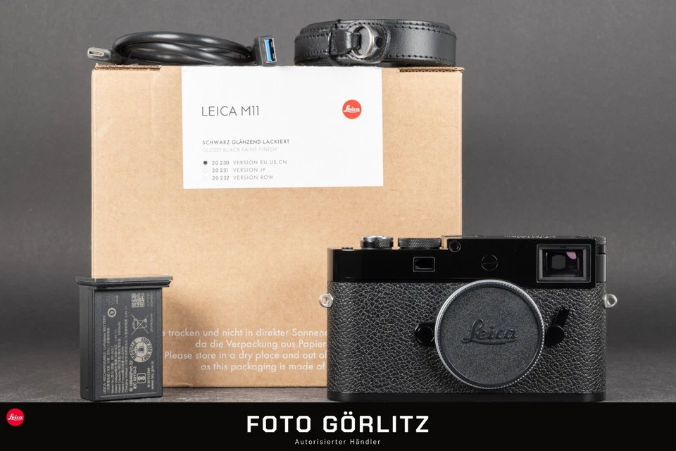 Leica M11 Glossy 20230 Black Paint -COMO NUEVO -DEMO- FOTO-GÖRLITZ - Imagen 1 de 1