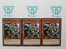 3 Marauding Captain,PLAYSET,Common,YS17,NM,1st Edition,Yugioh,Barngey's