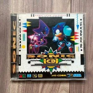 Sonic The HedgeHog CD Sega MegaDrive MD Genesis Used Japan Boxed Tested Working - Picture 1 of 4
