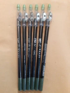 krazy girl perfect eye liner pencil with integrated sharpener 6pack royal green