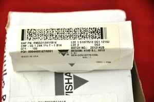 100 Ea. RN55D1241FB14 VISHAY Resistorr 1.24 Kohm 1/8 W 1% Metal Film MIL-R-10509 - Picture 1 of 7