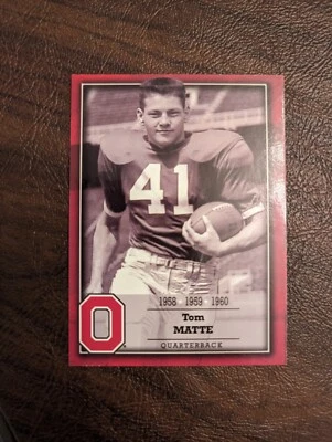 2004 TK Legacy Ohio State Buckeyes Tom Matte QB #L3 - Rare - Image 1 of 2