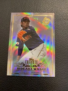 2013 Topps Tribute World Baseball Classic HIDEAKU WAKUI 1st Topps Refractor #5 - Picture 1 of 6