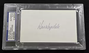 DON DRYSDALE Signed 3x5 Index Card-HOF-LOS ANGELES DODGERS-PSA - Picture 1 of 3
